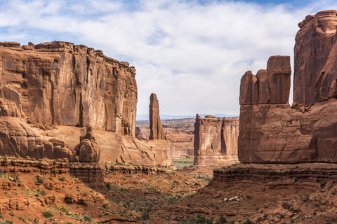 Park Avenue viewpoint while hiking Arches National Park