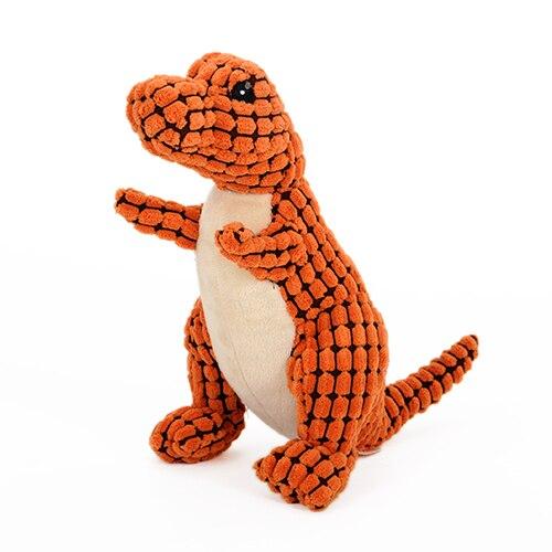 stuffed dinosaur dog toy