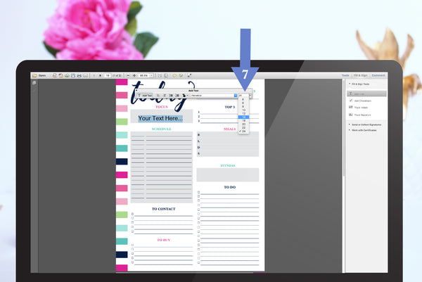 Did you know you can add custom text to printables? Choose your own font and colors!