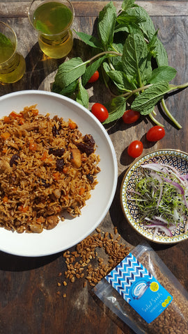  Authentic Mediterranean Rice with Salad Seeds