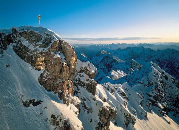 Zugspitze highest point Germany