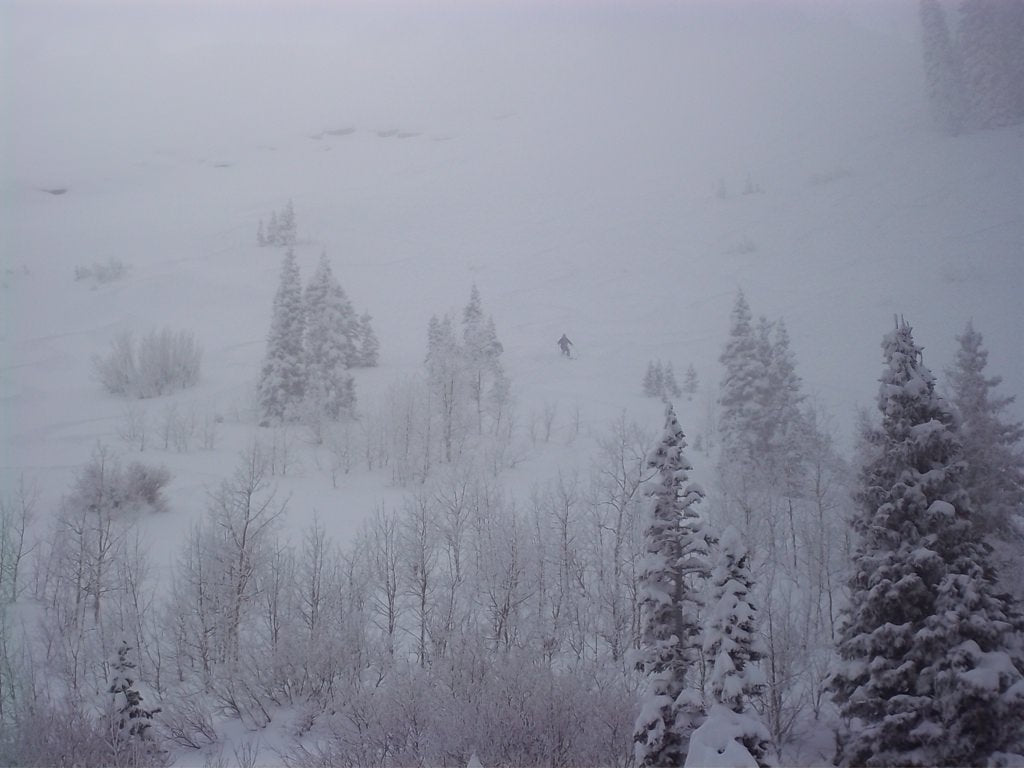 square top skiing