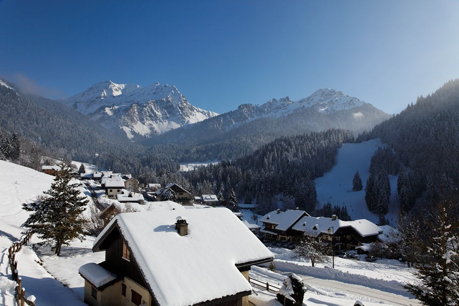 Les Haberes France most new snow January 21, 2015