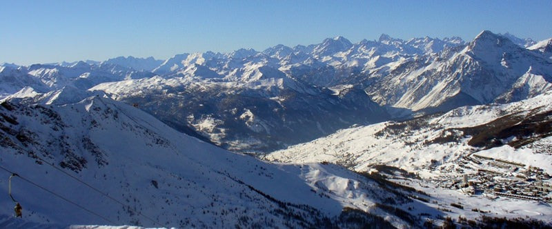 Sestriere Italy skiing