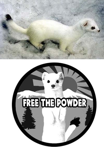 Ermine Free the Powder Logo