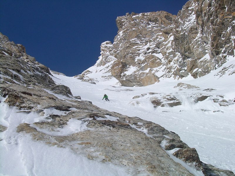 Backcountry Skiing Tetons, Wyoming