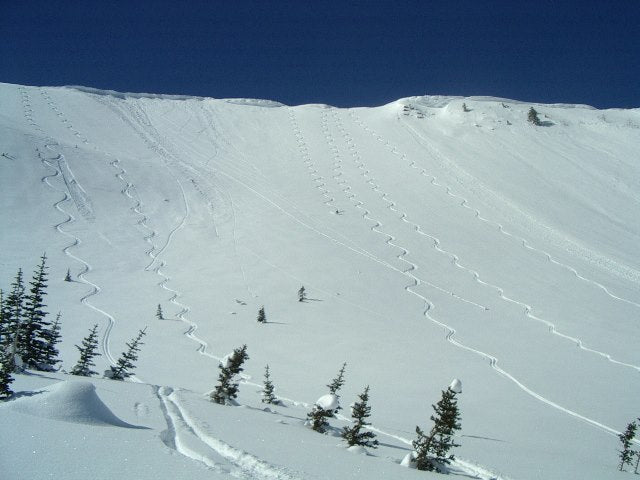 Skiing West Monitor, Park City Backcountry, Utah