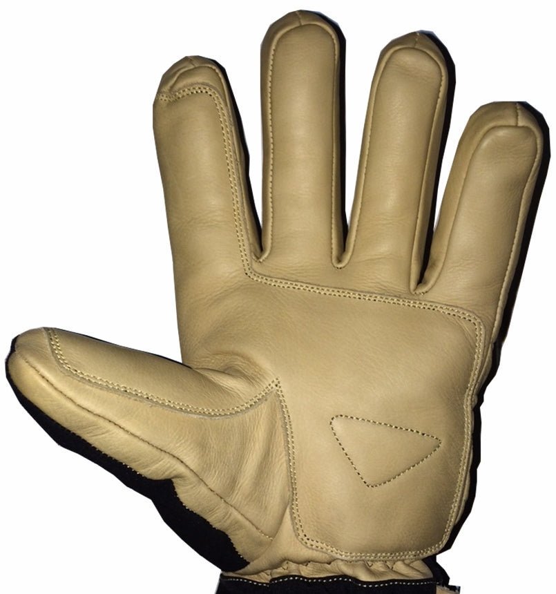 reinforcement patch palm ski glove