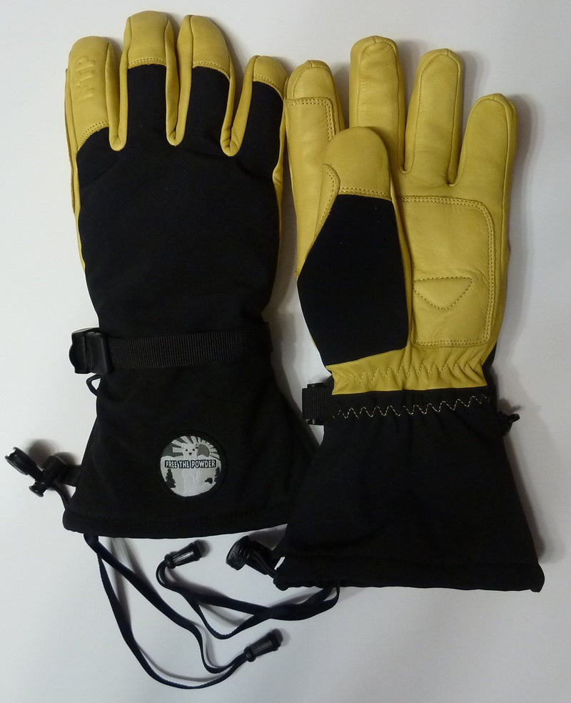 glove leashes on Free the Powder gloves