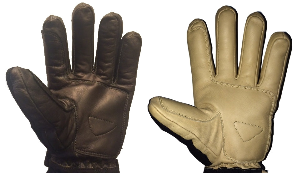 leather colors ski glove