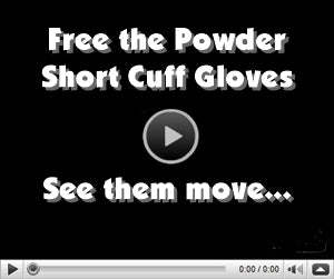free the powder short cuff gloves video