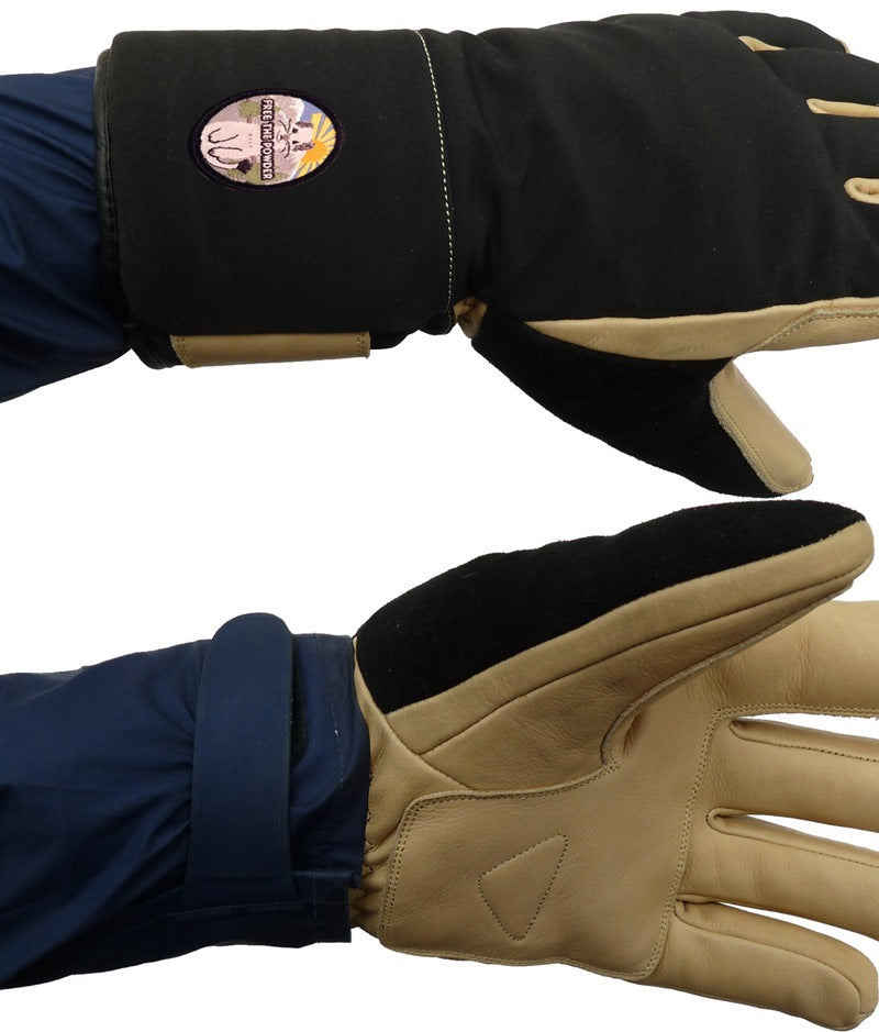 under or over cuff glove free the powder