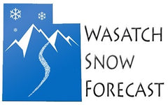 wasatch utah snow forecast image