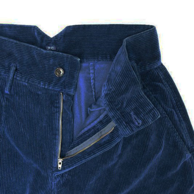 Porter Classic Corduroy Classic Pants - BLUE - ポータークラシック コーデュロイ パンツ [P