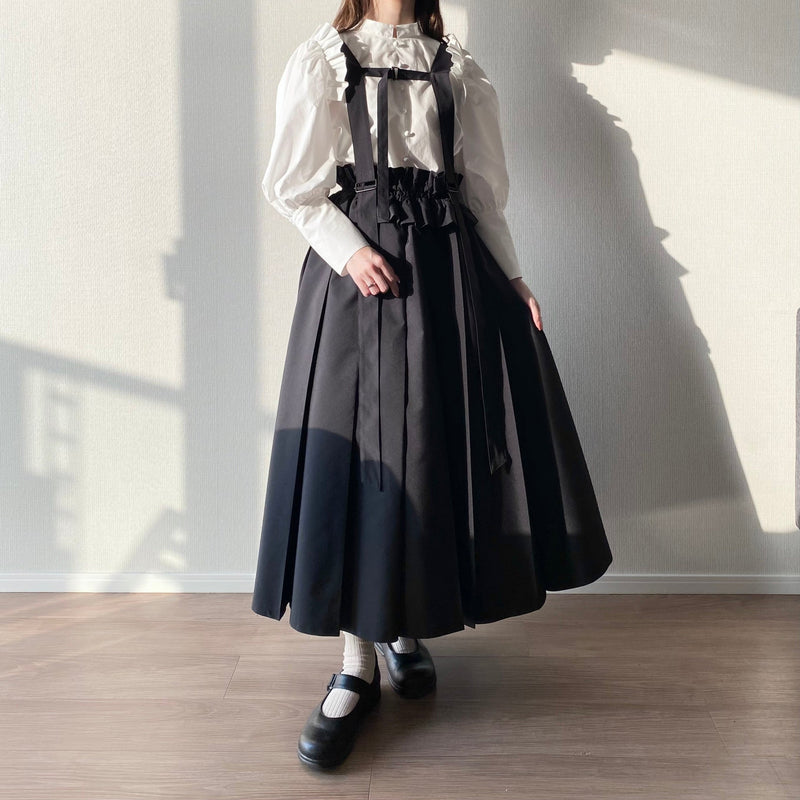 ≪予約販売≫ 2way jam suspenders skirt（ツーウェイジャム