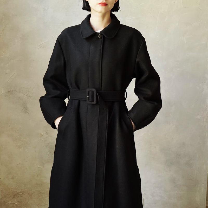 foufou side slit belted coat サイドスリットコート-