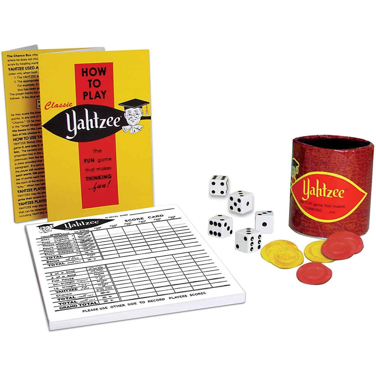 informeel Plak opnieuw mout Yahtzee Dice Game of Skill and Chance, Ages 8 - Adult – Dragonfly Castle