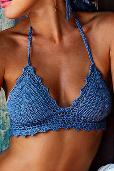 Adicto Recoger hojas respirar Crochet Bikini Top - Sold In Multiple Colors – Beach Groove Swimwear