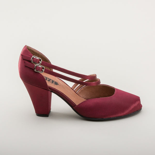 cranberry colored heels