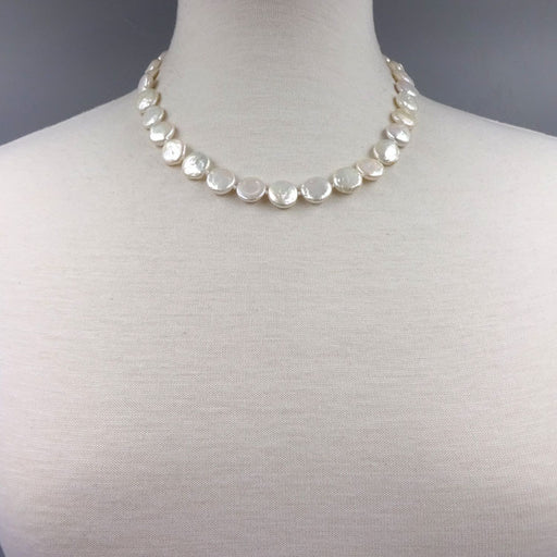 Coin Pearl Necklace, $34 | Sterling Silver | Light Years Jewelry