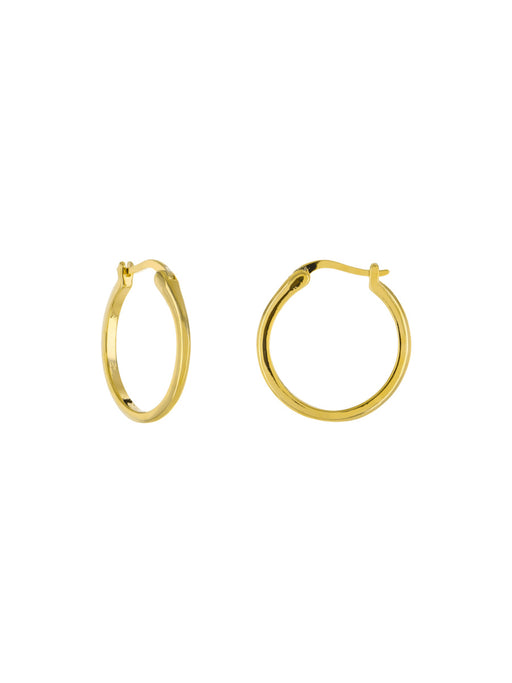 Classic Pincatch Hoops | Gold Plated Fashion Earrings | Light Years