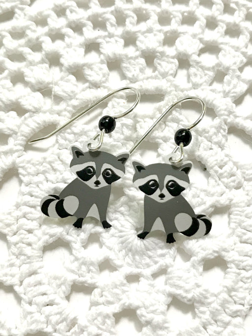 Raccoon Dangles by Sienna Sky | Sterling Silver Earrings | Light Years