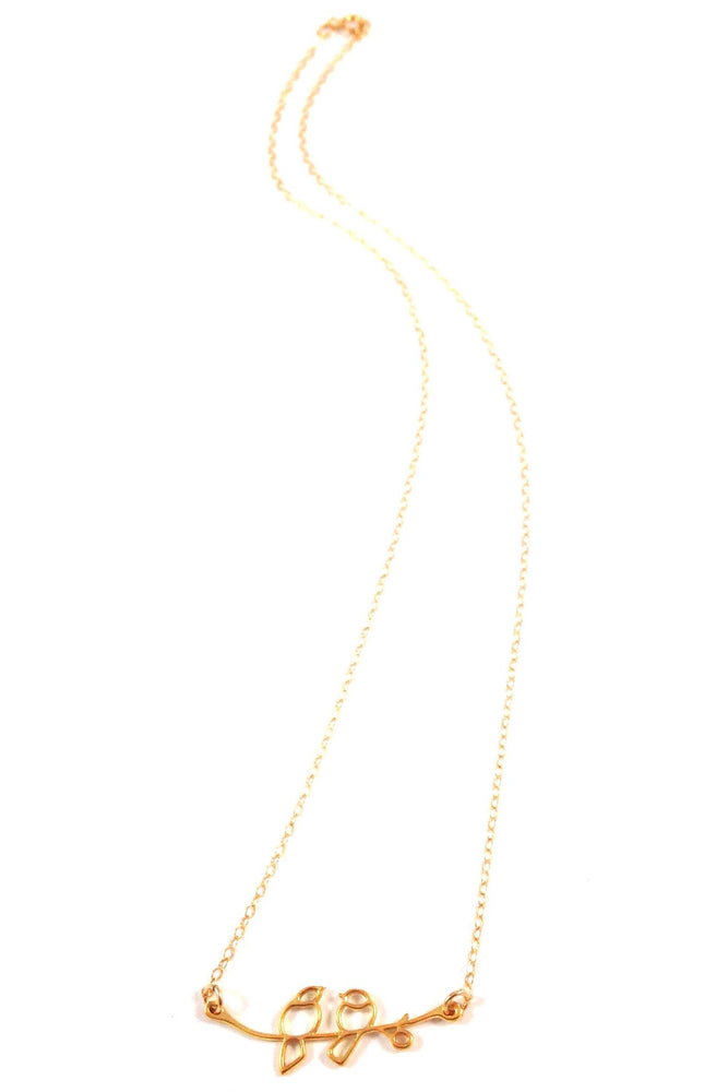 Love Birds Necklace, $34 | 14kt Gold-Filled | Light Years Jewelry
