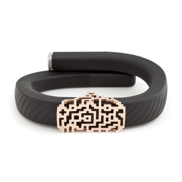 Jawbone UP with Bytten Lucas slide - rose gold