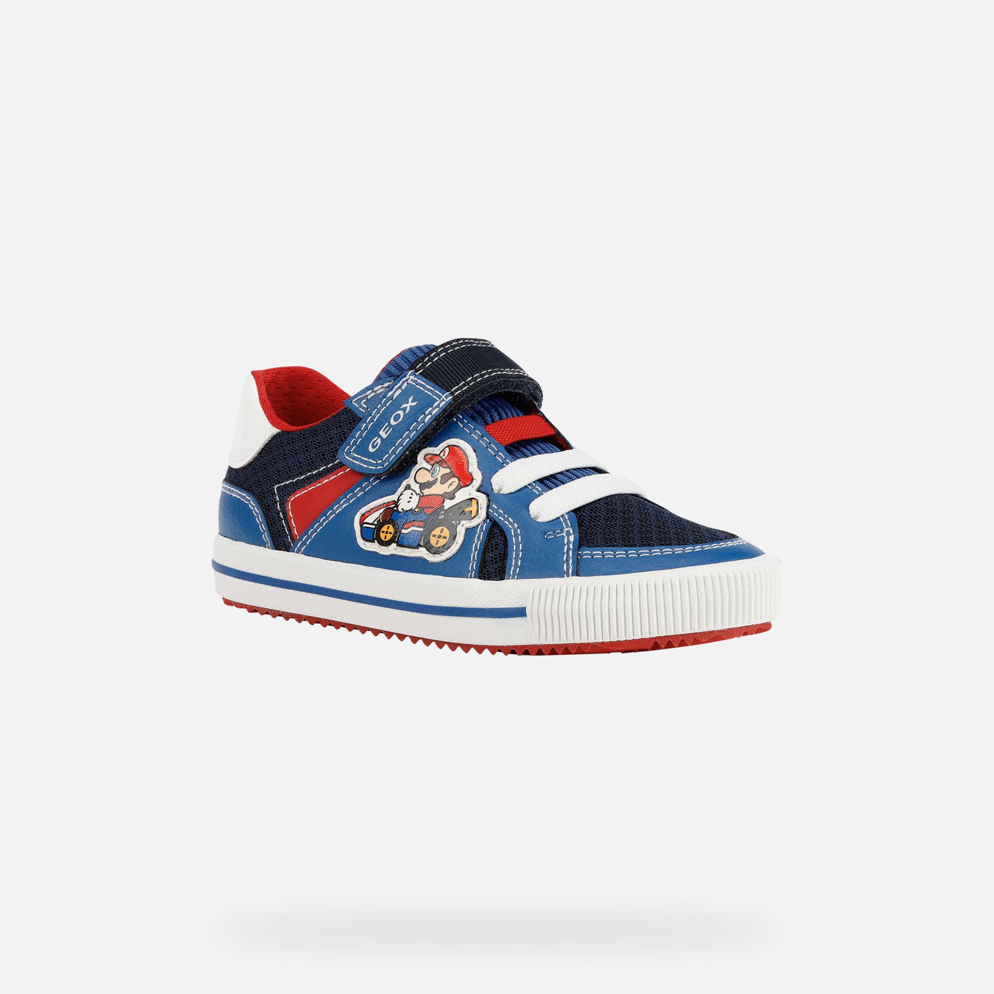 Geox Super Mario Trainers - Royal / Red – The Foot
