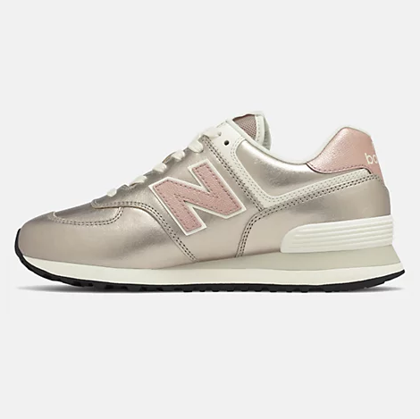 new balance womens leather trainers