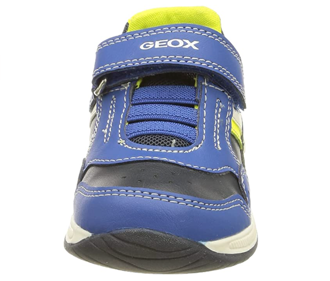 Giro de vuelta Obstinado buffet Geox Infant Trainers - Blue / Yellow – The Foot Factory