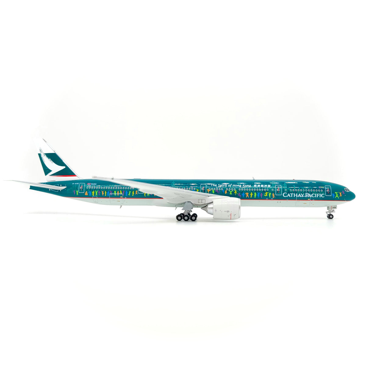 全3色/黒/赤/ベージュ 1:200模型Cathay Pacific Our 50th 777-300ER