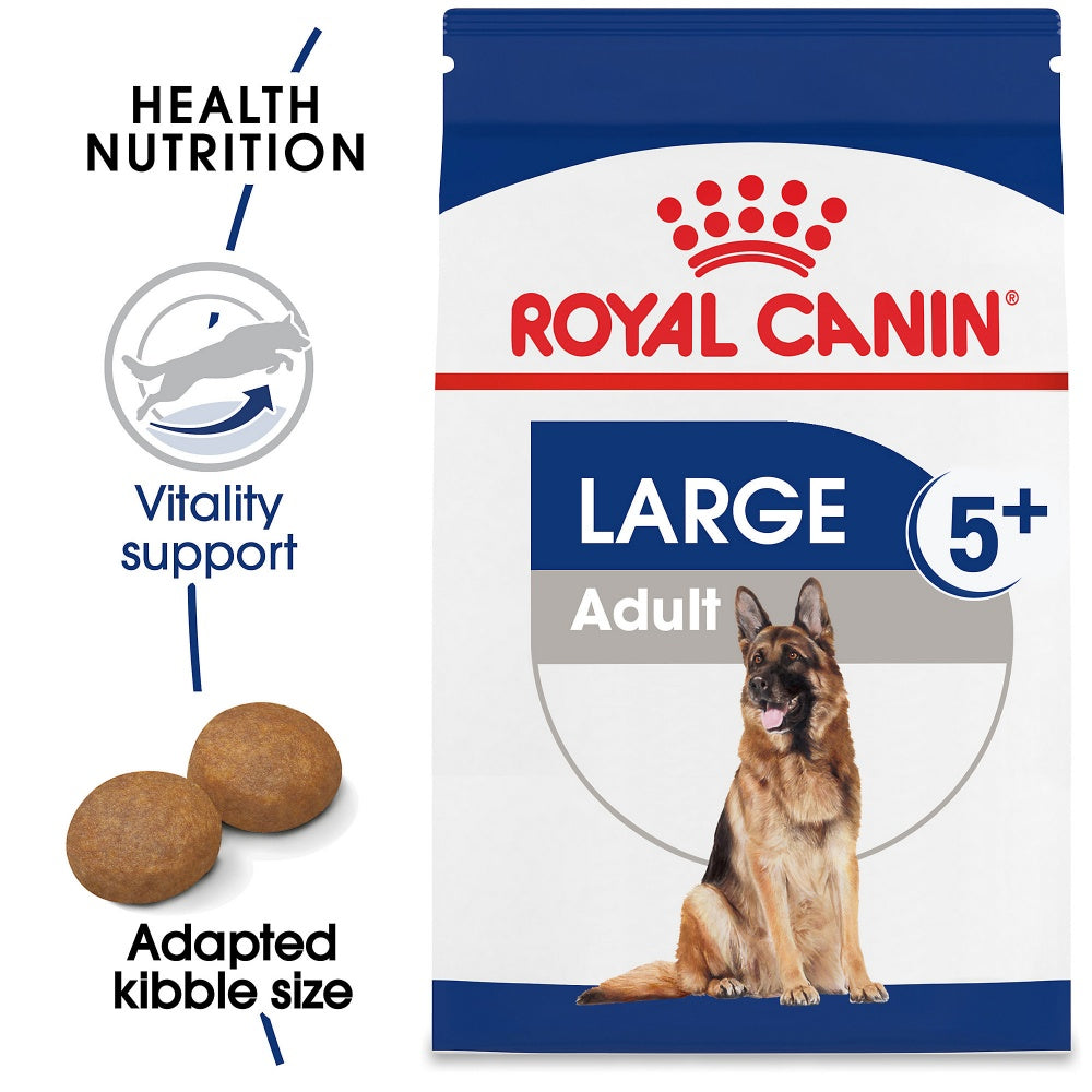 niezen Ophef behalve voor Royal Canin Size Health Nutrition Large Breed Adult 5+ Dry Dog Food