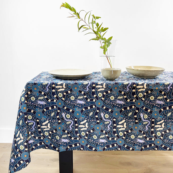 Aboriginal Square Supper Tablecloth