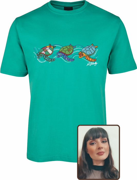 T Shirt ADULT Regular Fit - Alisha Pawley, Turtles Design