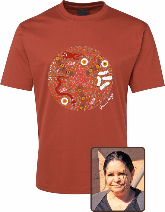 T Shirt ADULT Regular Fit - Julie Paige, Bush Tucker Design