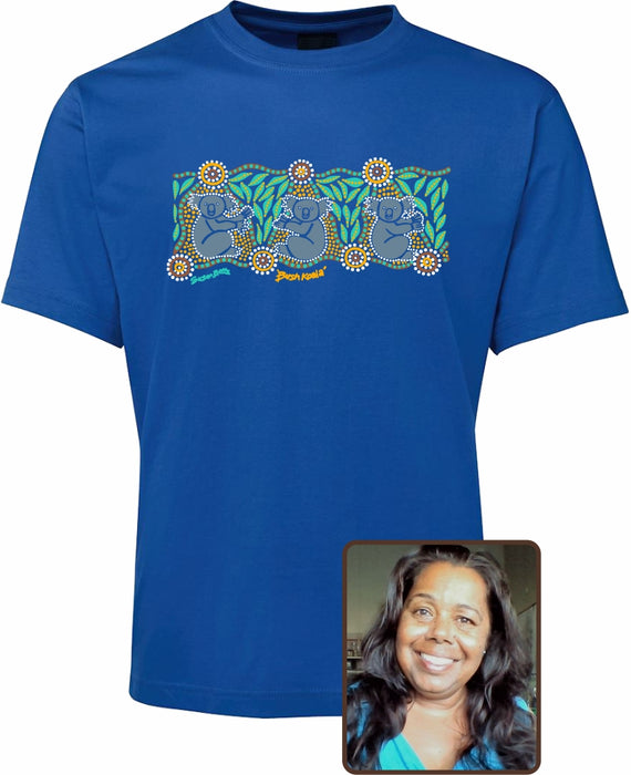 T Shirt ADULT Regular Fit - Susan Betts, Bush Koala Design