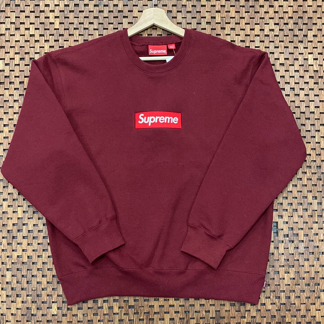 Supreme Box Logo FW22 Cardinal Crewneck – The Wicker Bee