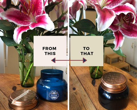 anthropologie diy candle