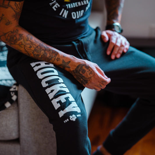 Hockey Sweatpants -  - Men's Fleece Bottoms - Lifetipsforbetterliving