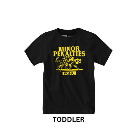 Minor Penalties Toddler Tee -  - Kid's T-Shirts - Lifetipsforbetterliving