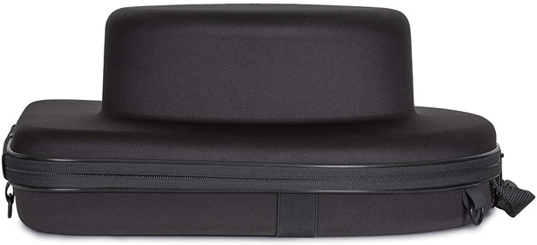 CASEMATIX Hat Case for Fedora, Panama, Bowler Hats and More - Hard Shell Hat  Travel Case with Adjustable Carry Strap, Luggage Strap and ID Card Slot
