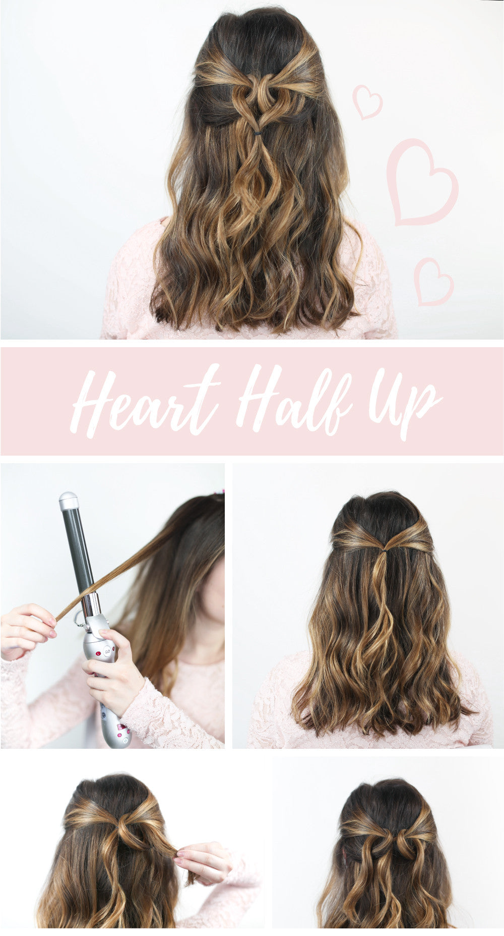 Half-Up Heart Loop – The Beachwaver Co.