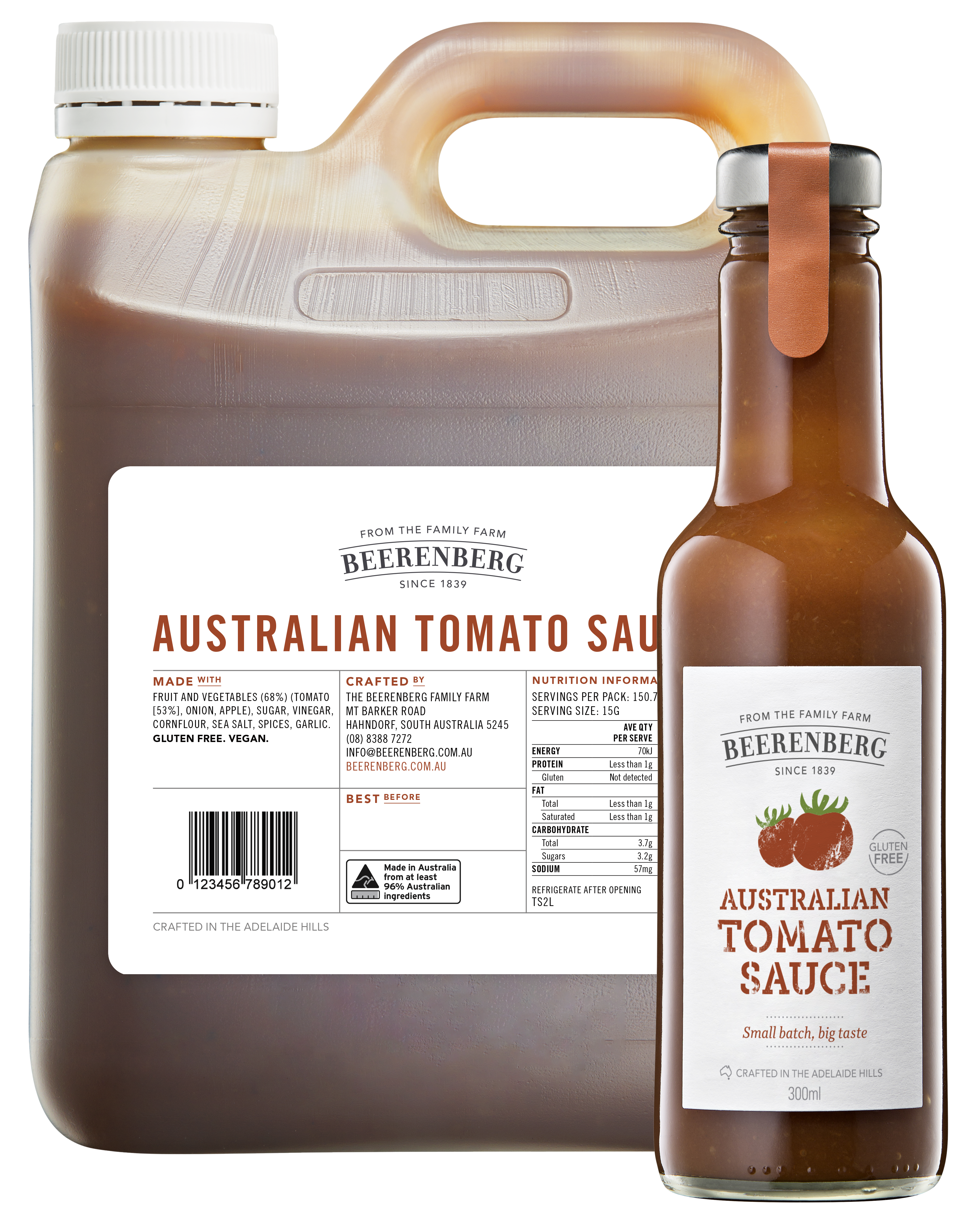 Australian Tomato Sauce (2L) | In Catering Packs | - Farm