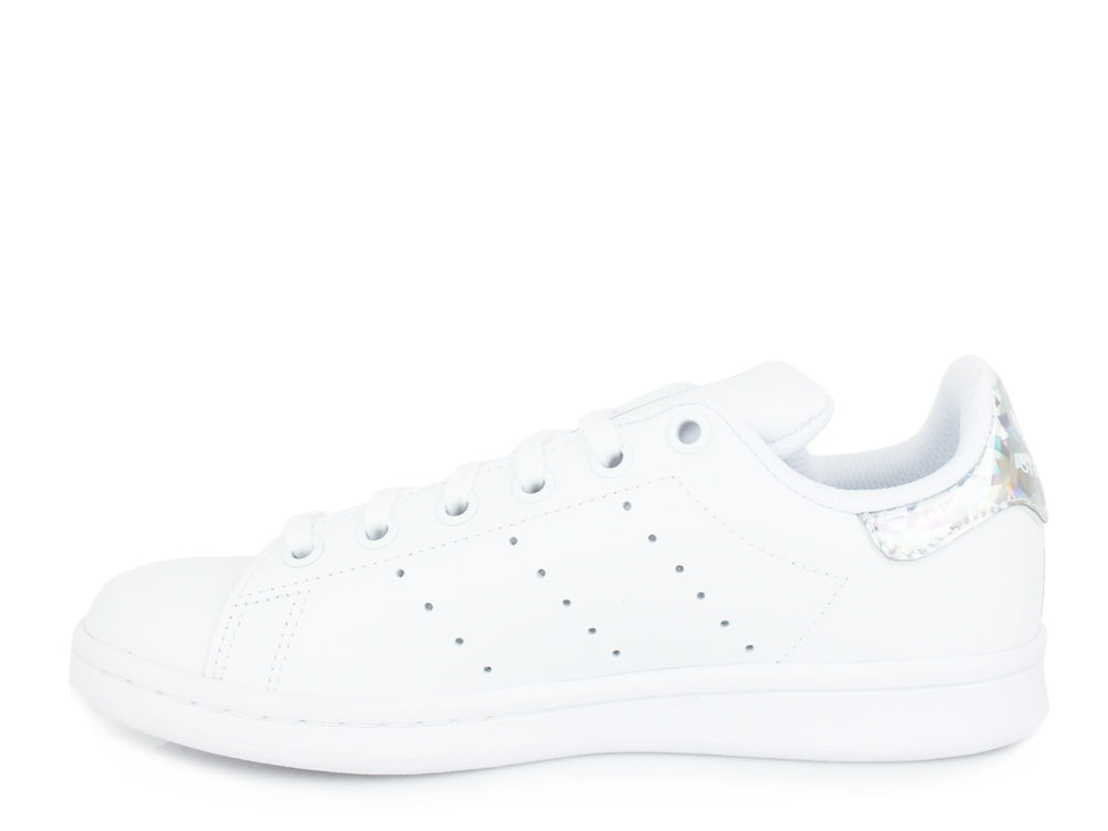 stan smith white silver