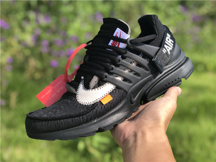 off white nike prestos black