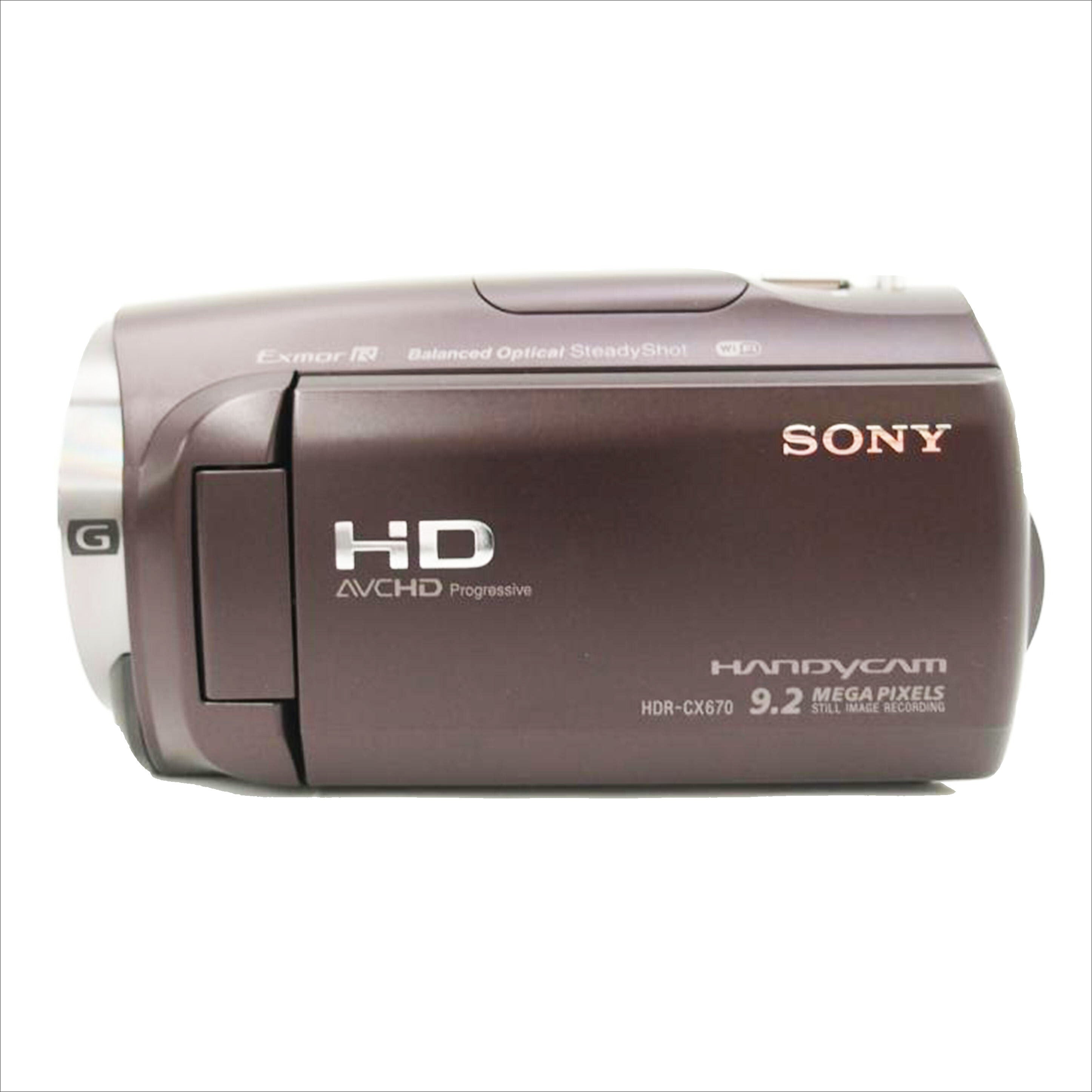 大容量バッテリー、バッグ付】SONY HDR-CX670(B)-