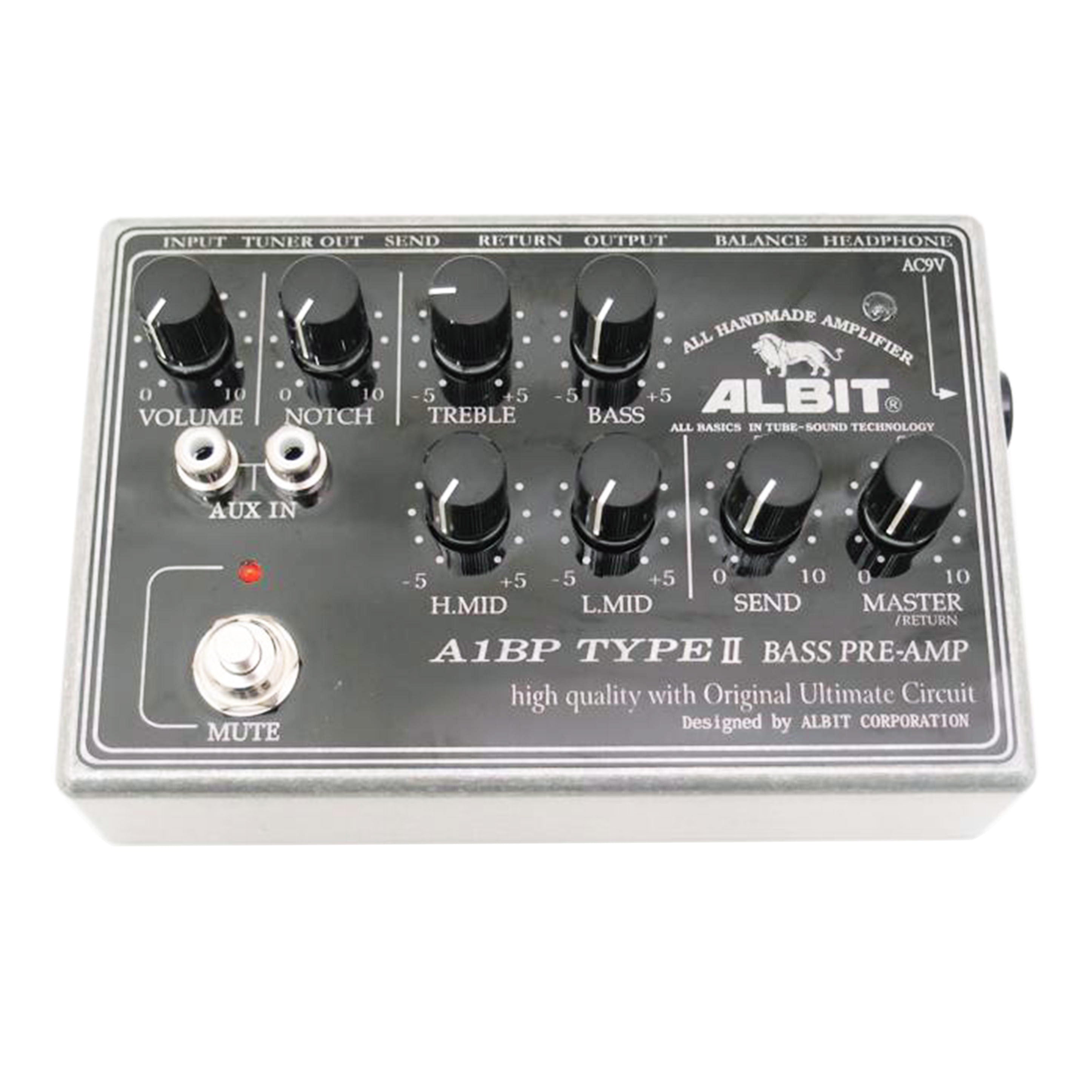 新品入荷 AlBIT A1BP TYPEⅡ BASS PRE-AMP
