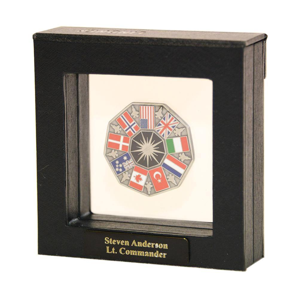 Uncle Paul Set of 5 Floating Frames 3D Display 2.75x2.75 Medallion Challenge Coins Jewelry Stones 7x7cm CS307