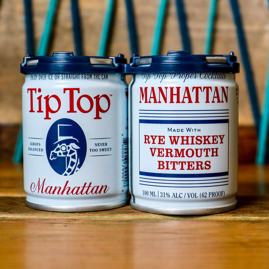 Tip Top RTD Cocktail Manhattan 100ml. 2PK Cans